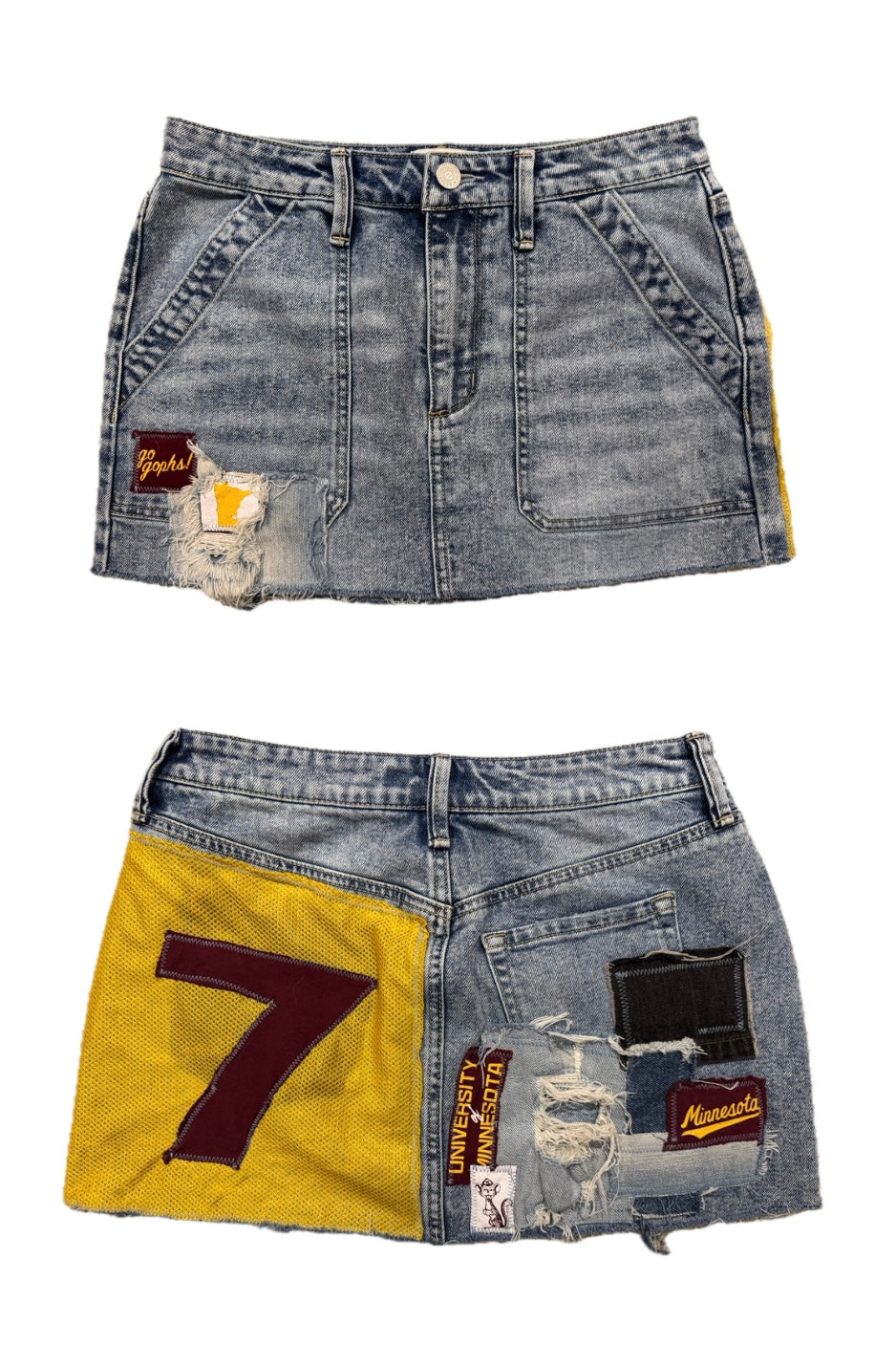 U of M Jersey Number Skirt 30”