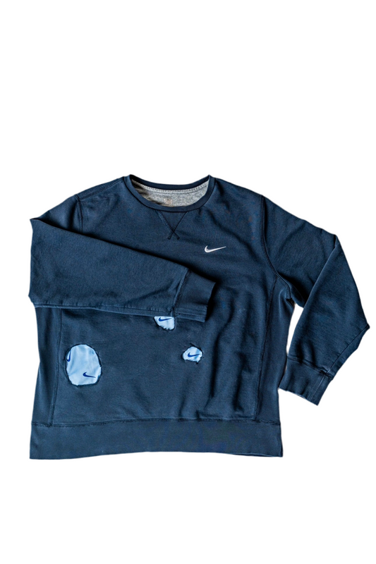 Blue Check Crewneck XL